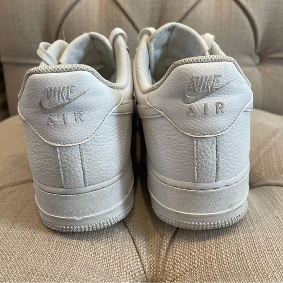 Nike Air Force 1 White Metallic Gold Shoe Strings CZ0326 101 Men’s Size 12 - Picture 5 of 12
